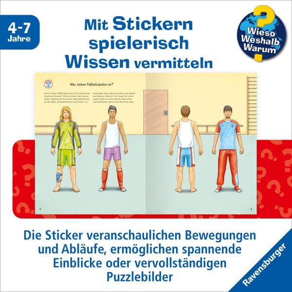 Wieso? Weshalb? Warum? Stickerheft - Fußball