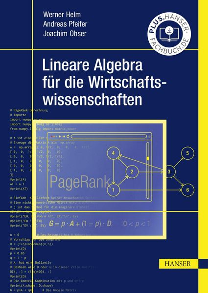 Produktbild: Lineare Algebra f&uuml;r die Wirtschaftswissenschaften
