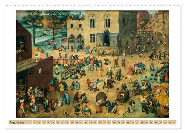 Produktbild: Pieter Bruegel d.&Auml;. (Wandkalender 2026 DIN A2 quer), CALVENDO Monatskalender