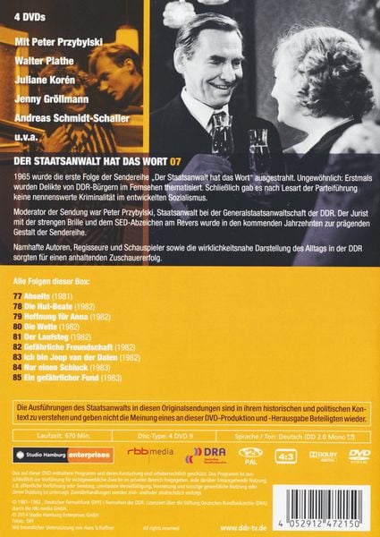 Produktbild: Der Staatsanwalt hat das Wort - Box 7: 1981-1983 [4 DVDs]
