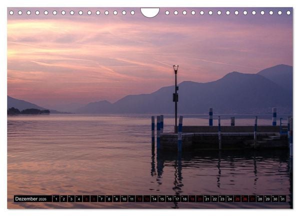 Produktbild: Romantischer Lago d'Iseo (Wandkalender 2026 DIN A4 quer), CALVENDO Monatskalender