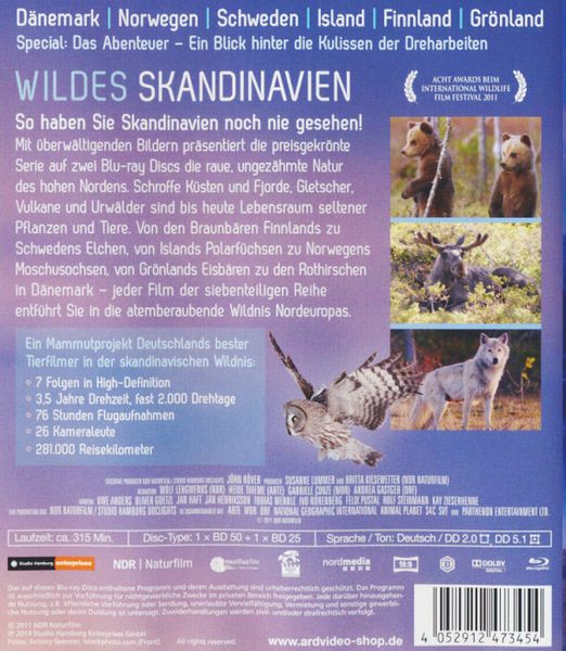 Produktbild: Wildes Skandinavien (Neuauflage) [2 BRs]