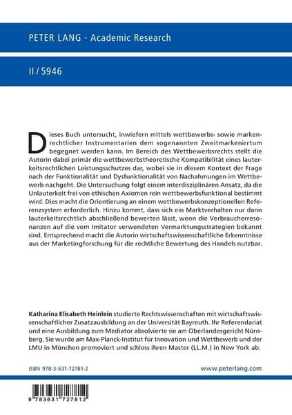 Produktbild: Die Bek&auml;mpfung des Zweitmarkenirrtums durch das Marken- und Wettbewerbsrecht