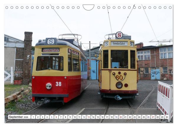 Produktbild: LOWA-Stra&szlig;enbahnen Naumburg-Gera-Sta&szlig;furt-Frankfurt/Oder (Wandkalender 2026 DIN A4 quer), CALVENDO Monatskalender