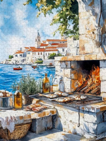 Produktbild: CALVENDO Puzzle Verf&uuml;hrerische Einladung zum Essen | 1000 Teile Lege-Gr&ouml;&szlig;e 64x48cm Foto-Puzzle f&uuml;r gl&uuml;ckliche Stunden
