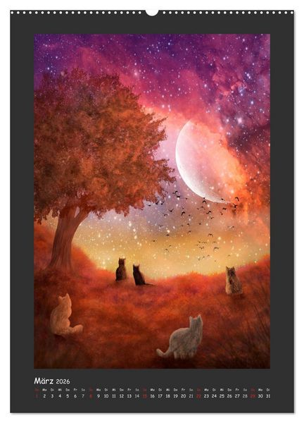 Produktbild: Kleine Tr&auml;umer (hochwertiger Premium Wandkalender 2026 DIN A2 hoch), Kunstdruck in Hochglanz