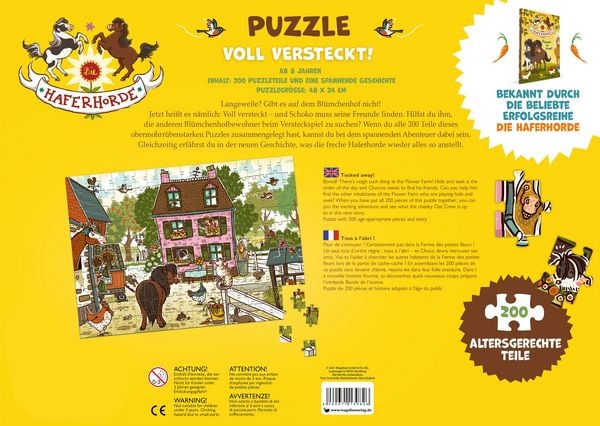 Produktbild: Die Haferhorde - Voll versteckt! (Puzzle)
