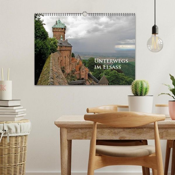 Produktbild: Unterwegs im Elsass (Wandkalender 2027 DIN A3 quer), CALVENDO Monatskalender