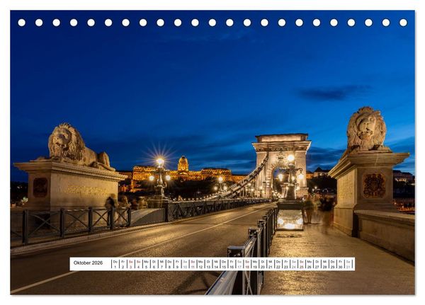 Produktbild: KAISERLICHES BUDAPEST (Tischkalender 2026 DIN A5 quer), CALVENDO Monatskalender