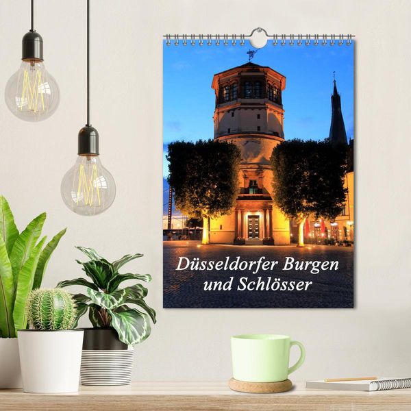 Produktbild: D&uuml;sseldorfer Burgen und Schl&ouml;sser (Wandkalender 2026 DIN A4 hoch), CALVENDO Monatskalender