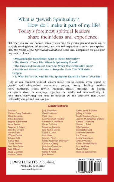 Produktbild: The Jewish Lights Spirituality Handbook