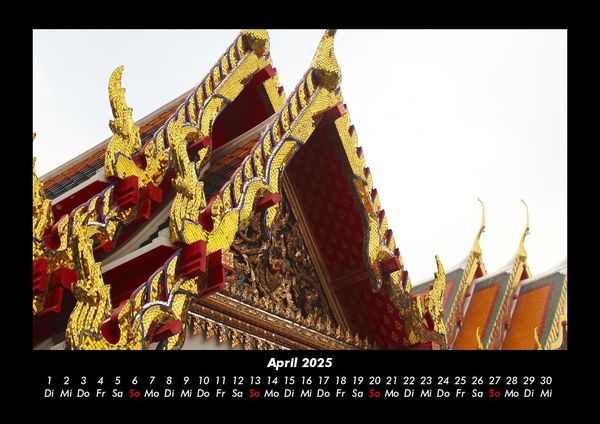 Produktbild: Tempel 2025 Fotokalender DIN A3