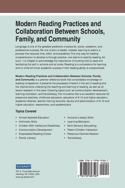 Produktbild: Modern Reading Practices and Collaboration Between Schools, Family, and Community