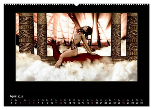 Produktbild: Digital Woman (hochwertiger Premium Wandkalender 2026 DIN A2 quer), Kunstdruck in Hochglanz