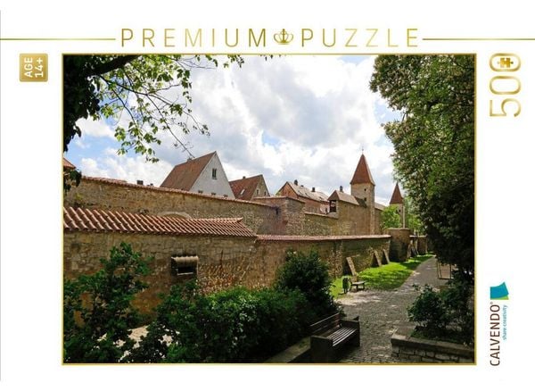 CALVENDO Puzzle Stadtmauer | 500 Teile Lege-Größe 48 × 36 cm Foto-Puzzle für Erwachsene