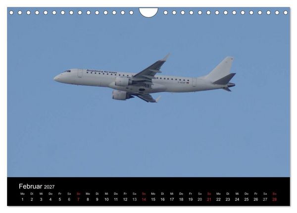 Produktbild: Deutsche Airlines (Wandkalender 2027 DIN A4 quer), CALVENDO Monatskalender