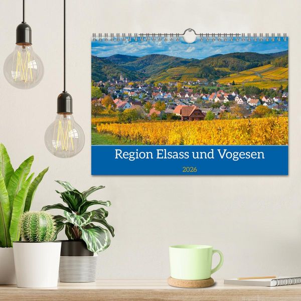 Produktbild: Region Elsass und Vogesen (Wandkalender 2026 DIN A4 quer), CALVENDO Monatskalender