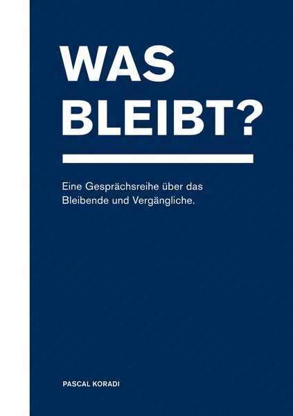 Produktbild: Was bleibt?