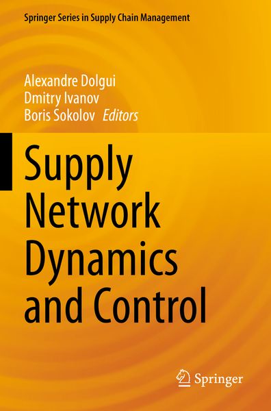 Produktbild: Supply Network Dynamics and Control