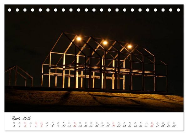 Produktbild: Nachtschicht - N&auml;chtliche Impressionen vom Ruhrgebiet und dem Niederrhein (Tischkalender 2026 DIN A5 quer), CALVENDO Monatskalender