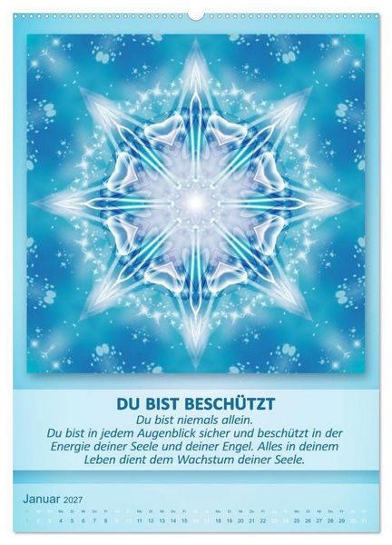 Produktbild: Light Energy Mandalas - Kalender - Vol. 1 (Wandkalender 2027 DIN A2 hoch), CALVENDO Monatskalender
