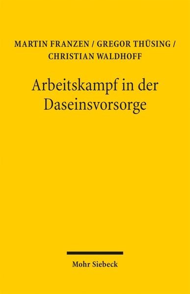 Produktbild: Arbeitskampf in der Daseinsvorsorge