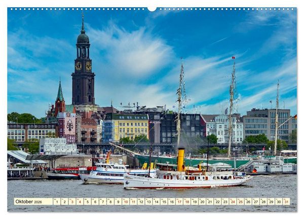 Produktbild: Die malerische Elbe (Wandkalender 2026 DIN A2 quer), CALVENDO Monatskalender