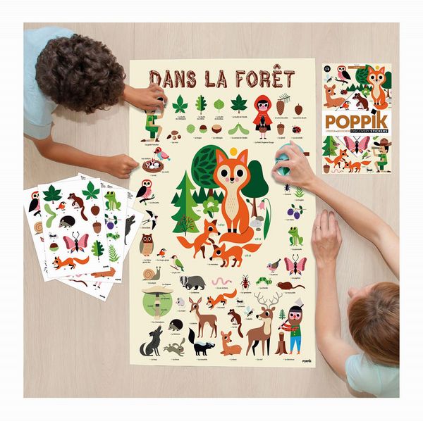 Produktbild: POPPIK - Lernposter & Sticker Wald
