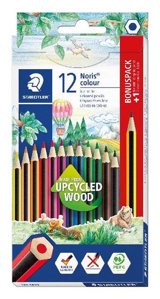 Produktbild: STAEDTLER Noris colour 185 Buntstift, 12er Set + Bleistift, 185 SET9