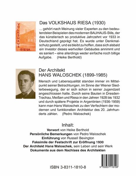 Produktbild: Das Volkshaus Riesa und sein Architekt