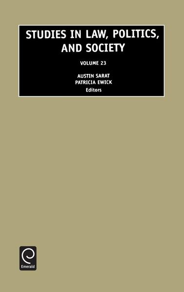 Produktbild: Studies in Law, Politics and Society