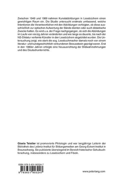 Produktbild: Das gymnasiale Lesebuch und seine Abbildungen der bildenden Kunst in der Bundesrepublik Deutschland 1949 bis 1989