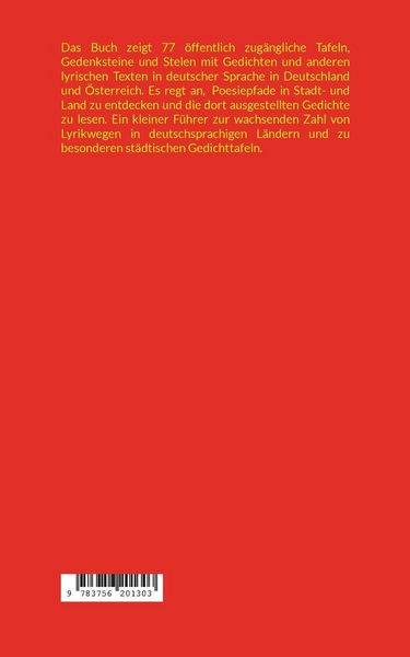 Produktbild: Stadt der Gedichte