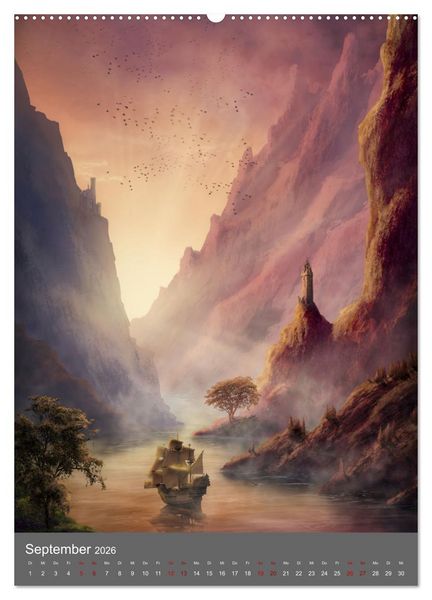 Produktbild: Das Grenzland (Wandkalender 2026 DIN A2 hoch), CALVENDO Monatskalender