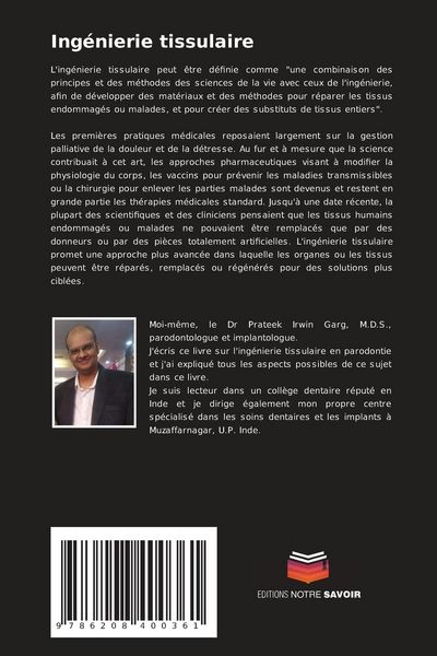 Produktbild: Ing&eacute;nierie tissulaire