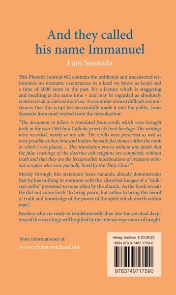 Produktbild: And they called his name Immanuel