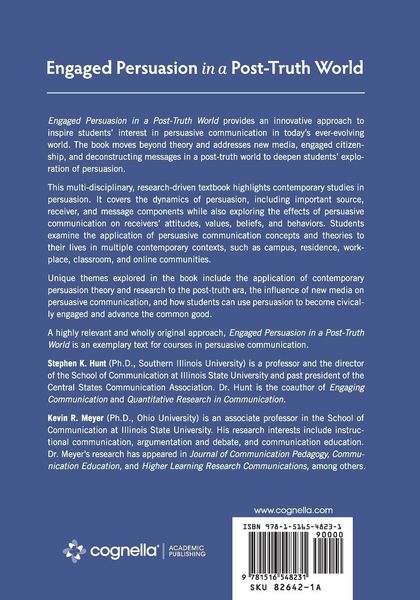 Produktbild: Engaged Persuasion in a Post-Truth World