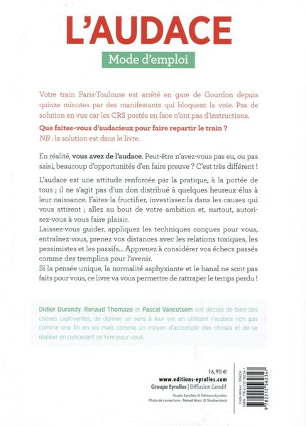 Produktbild: L'audace, mode d'emploi: Comment adapter votre niveau d'audace &agrave; chaque situation