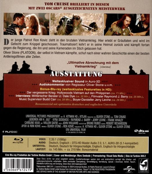 Produktbild: Geboren am 4. Juli - 2-Disc Special Edition
