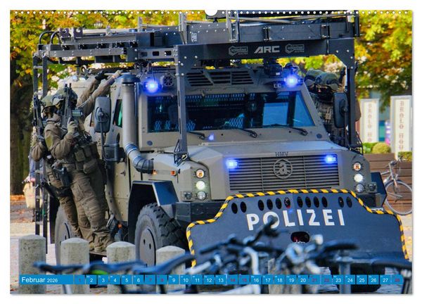 Produktbild: Aktionstag der Polizei (hochwertiger Premium Wandkalender 2026 DIN A2 quer), Kunstdruck in Hochglanz