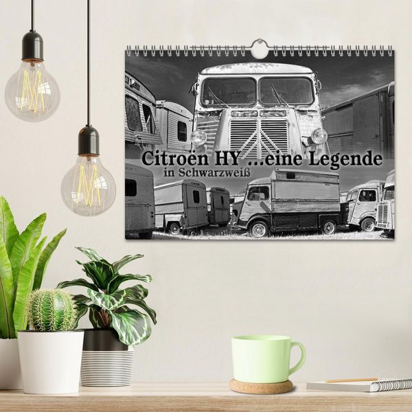 Produktbild: Citro&euml;n HY eine Legende in Schwarzwei&szlig; (Wandkalender 2026 DIN A4 quer), CALVENDO Monatskalender