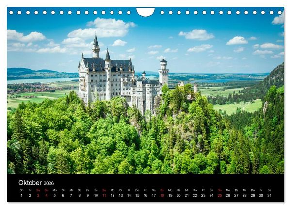 Produktbild: Unser Bayern (Wandkalender 2026 DIN A4 quer), CALVENDO Monatskalender