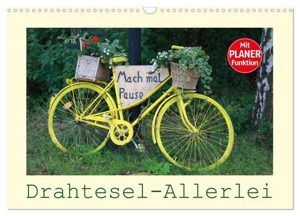 Produktbild: Drahtesel-Allerlei (Wandkalender 2026 DIN A3 quer), CALVENDO Monatskalender