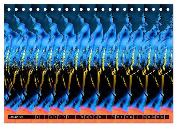 Produktbild: Magische Bilder - 3D Illusionen (Tischkalender 2026 DIN A5 quer), CALVENDO Monatskalender