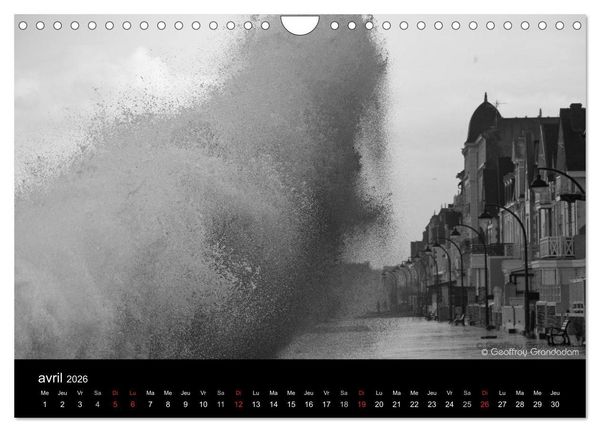 Produktbild: GRANDES MAR&Eacute;ES &Agrave; SAINT-MALO (Calendrier mural 2026 DIN A4 vertical), CALVENDO calendrier mensuel