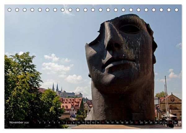 Produktbild: Die Altstadt von Bamberg (Tischkalender 2026 DIN A5 quer), CALVENDO Monatskalender