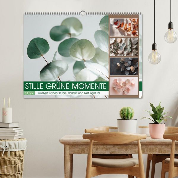 Produktbild: Stille Gr&uuml;ne Momente (Wandkalender 2027 DIN A2 quer), CALVENDO Monatskalender