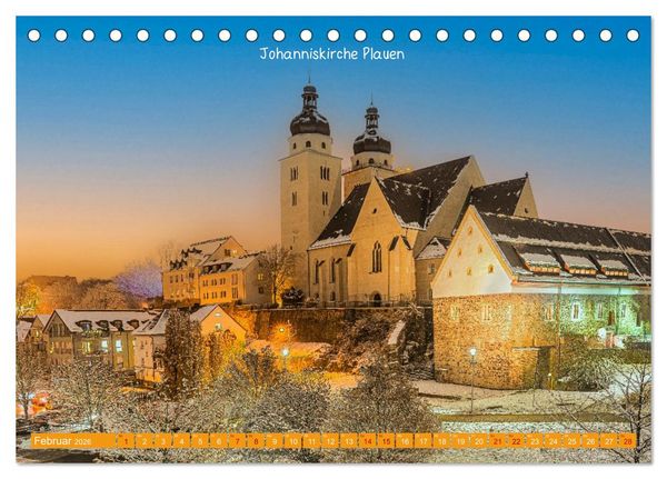 Produktbild: Mitteldeutschland - Landschaft und Kulturdenkmale (Tischkalender 2026 DIN A5 quer), CALVENDO Monatskalender