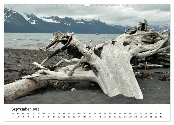 Produktbild: Unendlichkeit in Alaska und Yukon (Wandkalender 2026 DIN A2 quer), CALVENDO Monatskalender