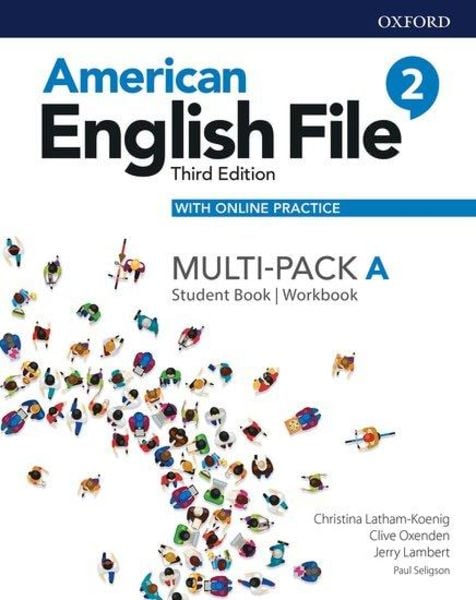 American English File: Level 2: Student Book/Workbook Multi-Pack A with Online Practice, Taschenbuch von Christina Latham-Koenig,Clive Oxenden,Jerry